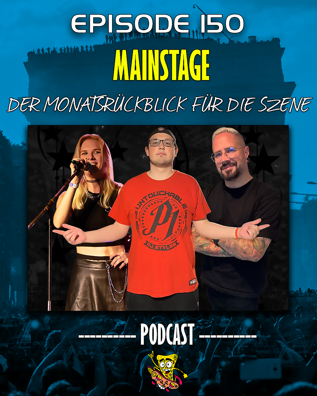 MAINSTAGE – Der Monatsrückblick auf die Szene Pop Punk, Emo, Punk, Metal, uvm. – P4Cast 150 episode artwork